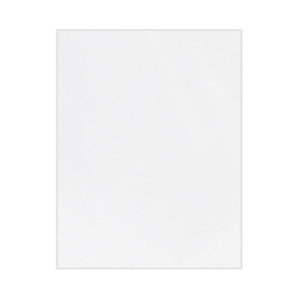 LUX 80 lb. Cardstock Paper, 8.5" x 11", Bright White, 50 Sheets