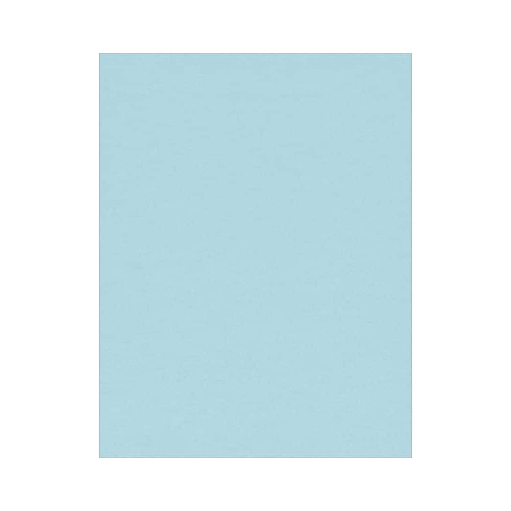 LUX 8.5" x 11" Business Paper, 28 lbs., Pastel Blue, 50 Sheets/Pack