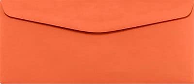 LUX #9 Regular Envelopes, 3 7/8" x 8 7/8", Bright Orange, 50 Qty