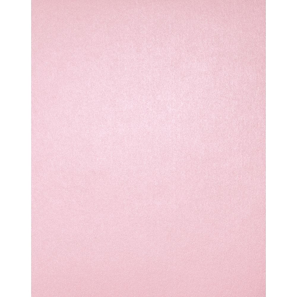 LUX Colored 8.5" x 11" Business Paper, 32 lbs., Rose Quartz Pink Metallic, 50 Sheets/Pack
