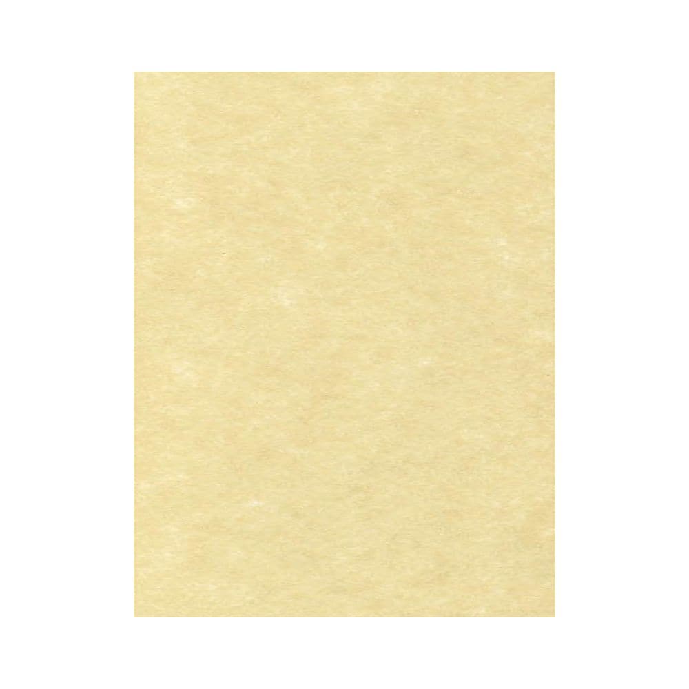 LUX Colored Paper, 28 lbs., 8.5" x 11", Gold Parchment, 50 Sheets/Pack