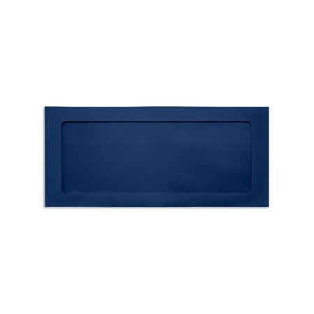 Lux Full Face #10 Window Envelopes, Navy 4 1/8 x 9 1/2 inch 50/Pack