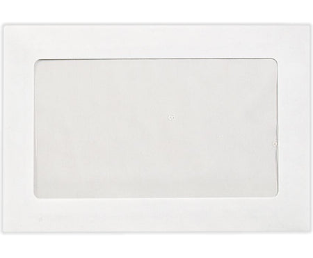LUX Full Face Window Envelopes, 6" x 9", Bright White, 500/Pack