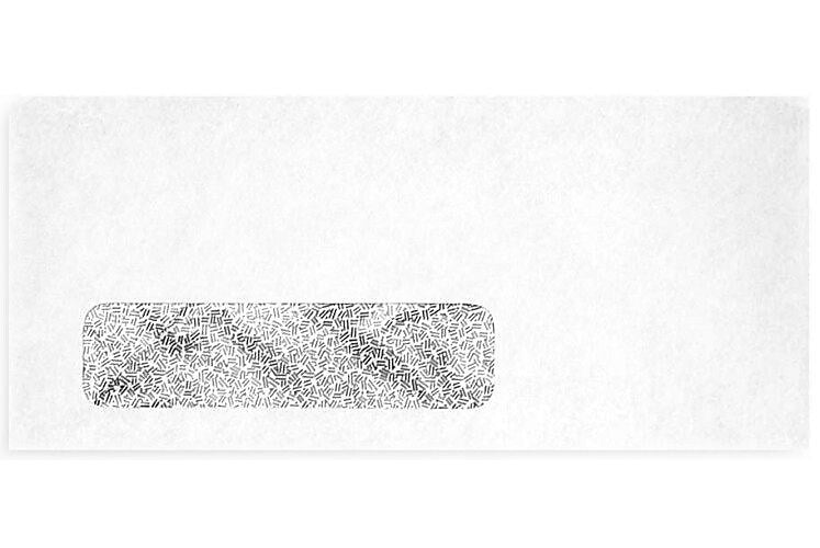 LUX Moistenable Glue Security Tinted #9 Window Envelope, 3 7/8" x 8 7/8", White, 250/Box
