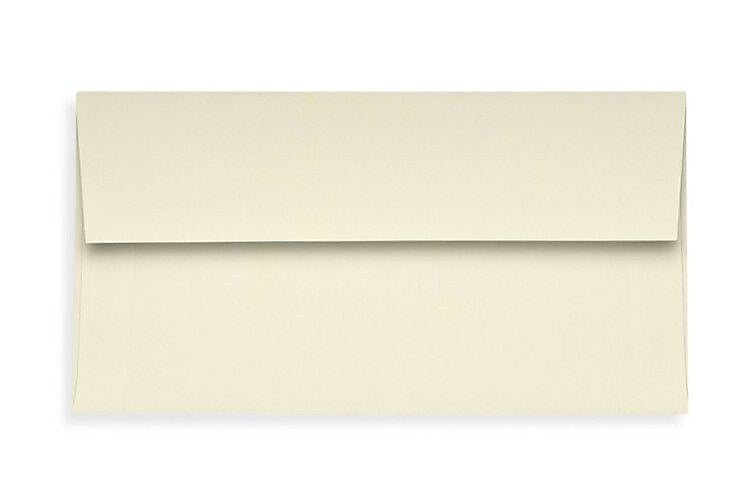 LUX Slimline Invitation Envelopes  50/Box, 70lb. Natural