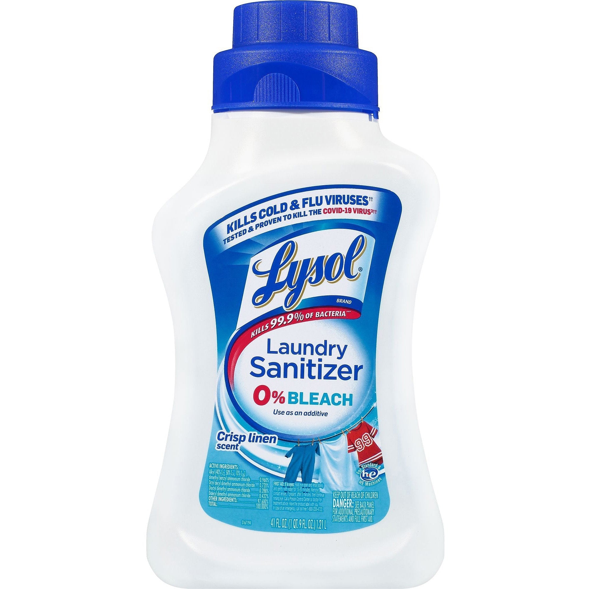 LYSOL Laundry Sanitizer Crisp Linen, 41oz.