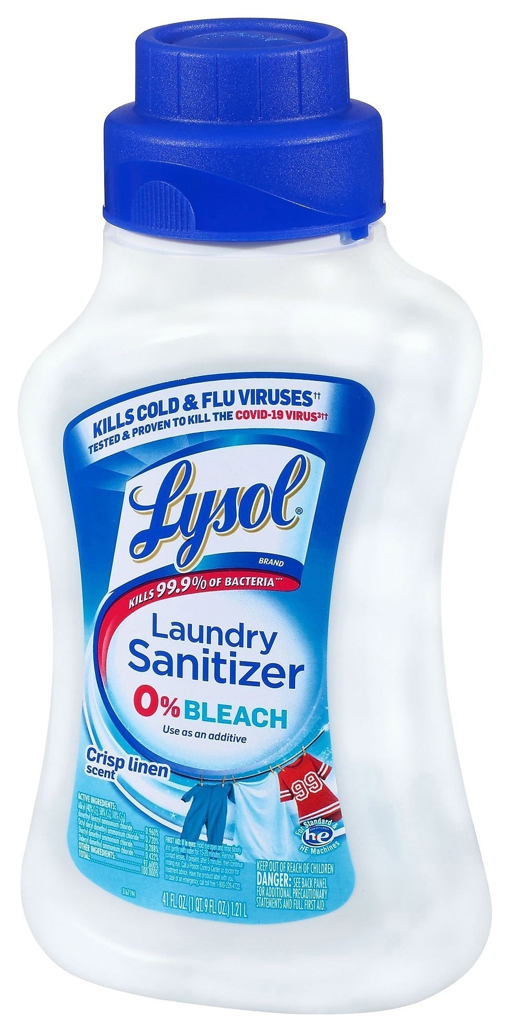 LYSOL Laundry Sanitizer Crisp Linen, 41oz.