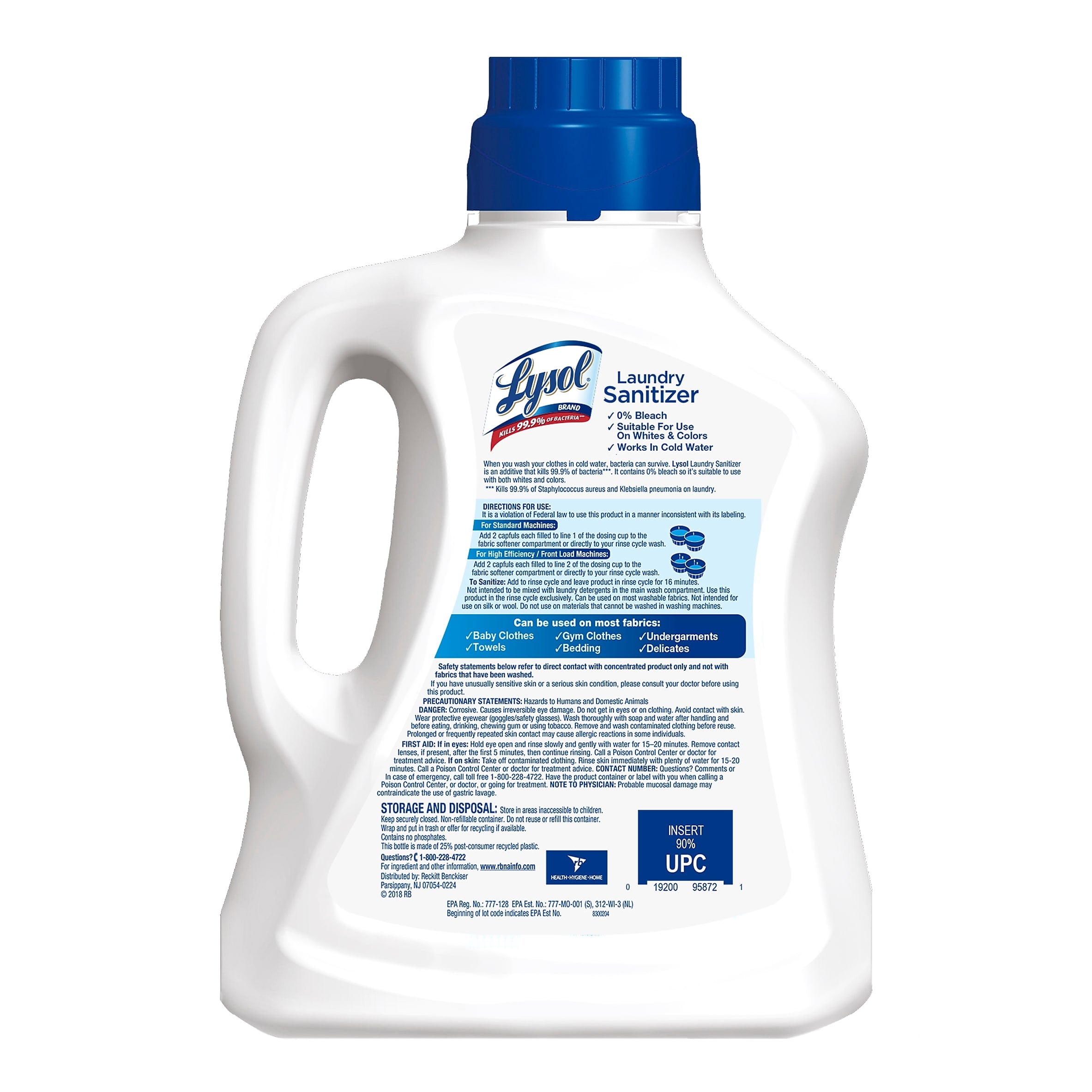 Lysol Laundry Sanitizer, Crisp Linen, 90 oz.