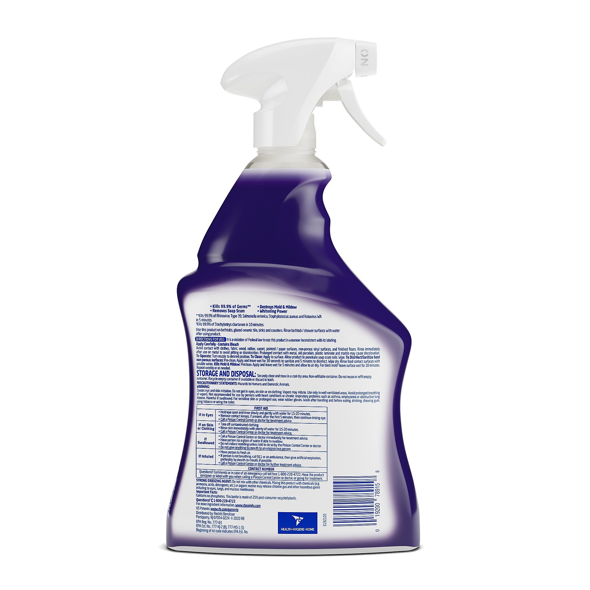 Lysol Mold & Mildew Remover, 1 Quart, Trigger Spray Bottle