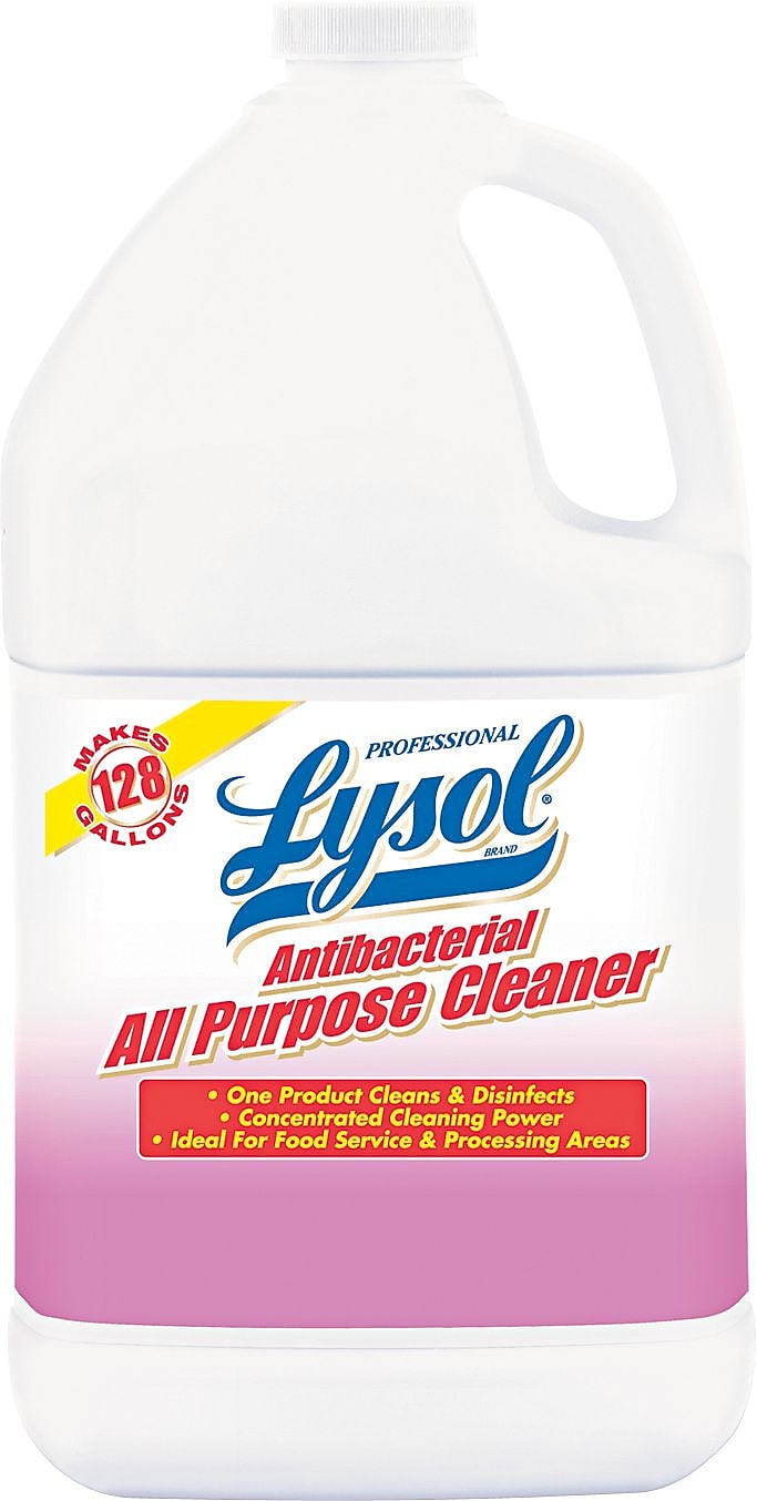 Lysol Professional Antibacterial All Purpose Cleaner, 1 Gallon, 4/Carton