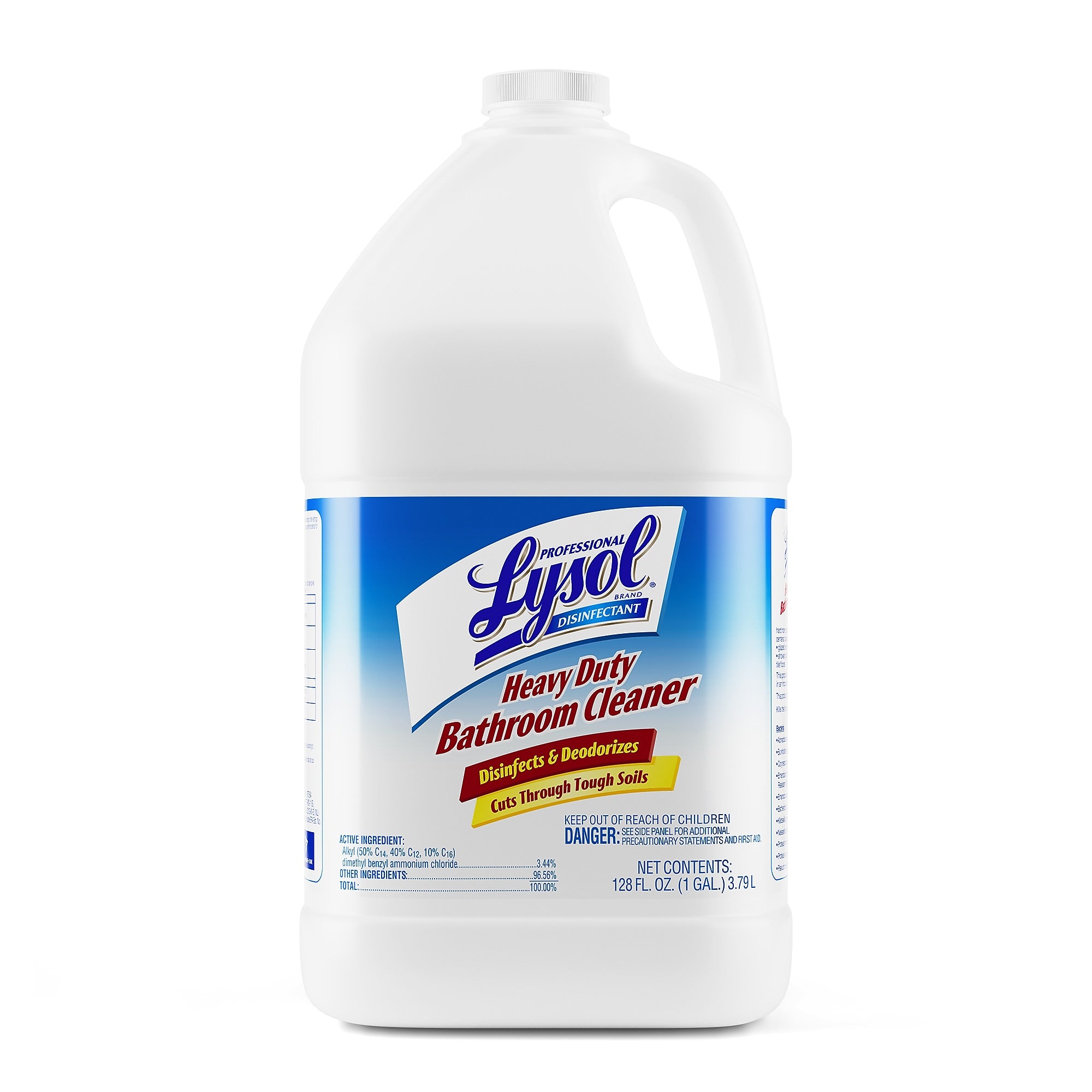 Lysol Professional Heavy Duty Bathroom Cleaner, Concentrate, Fresh Lime Scent, 1 gal.