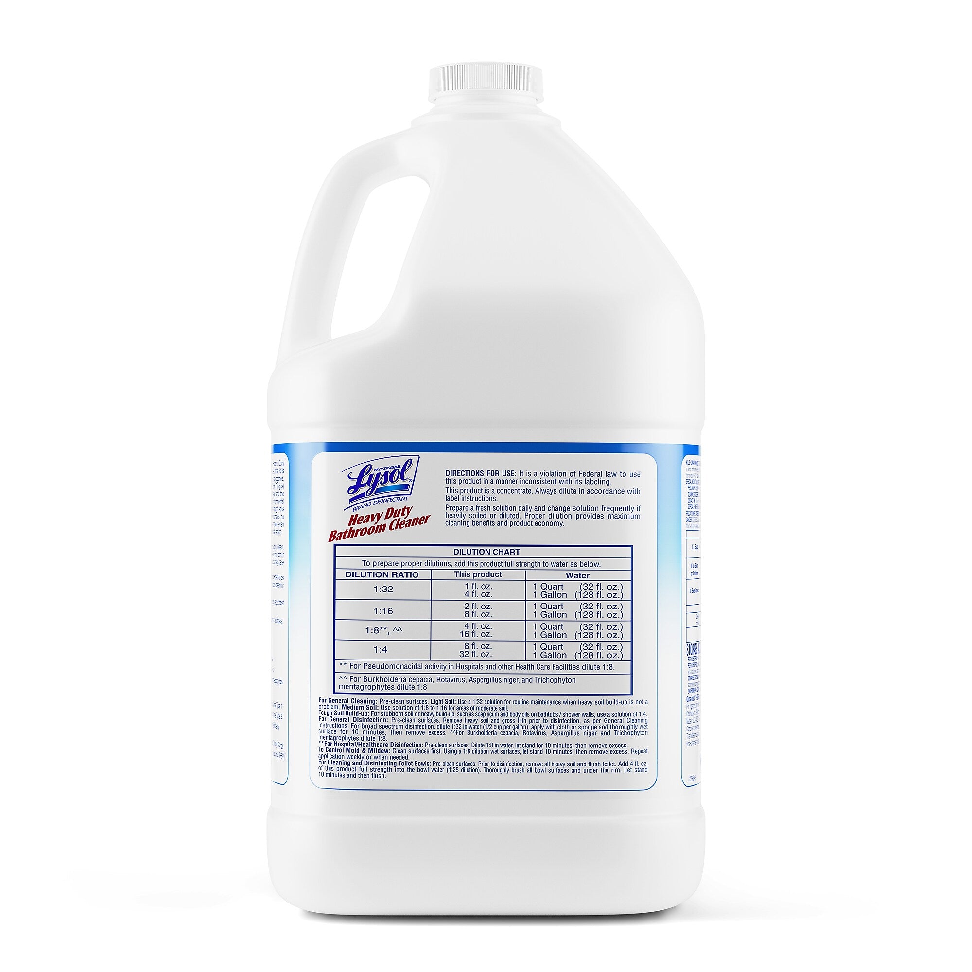 Lysol Professional Heavy Duty Bathroom Cleaner, Concentrate, Fresh Lime Scent, 1 gal.