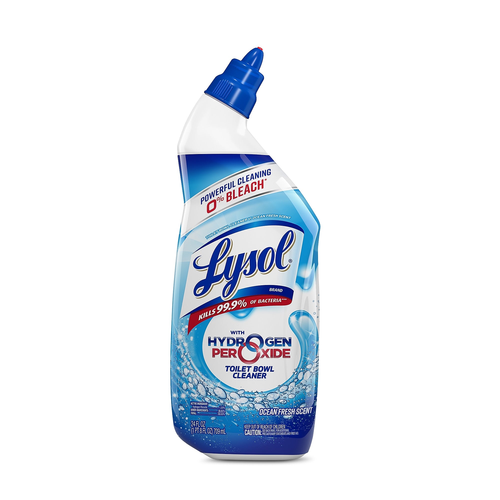 Lysol Toilet Bowl Cleaner, Ocean Fresh, 24 oz., 9/Carton