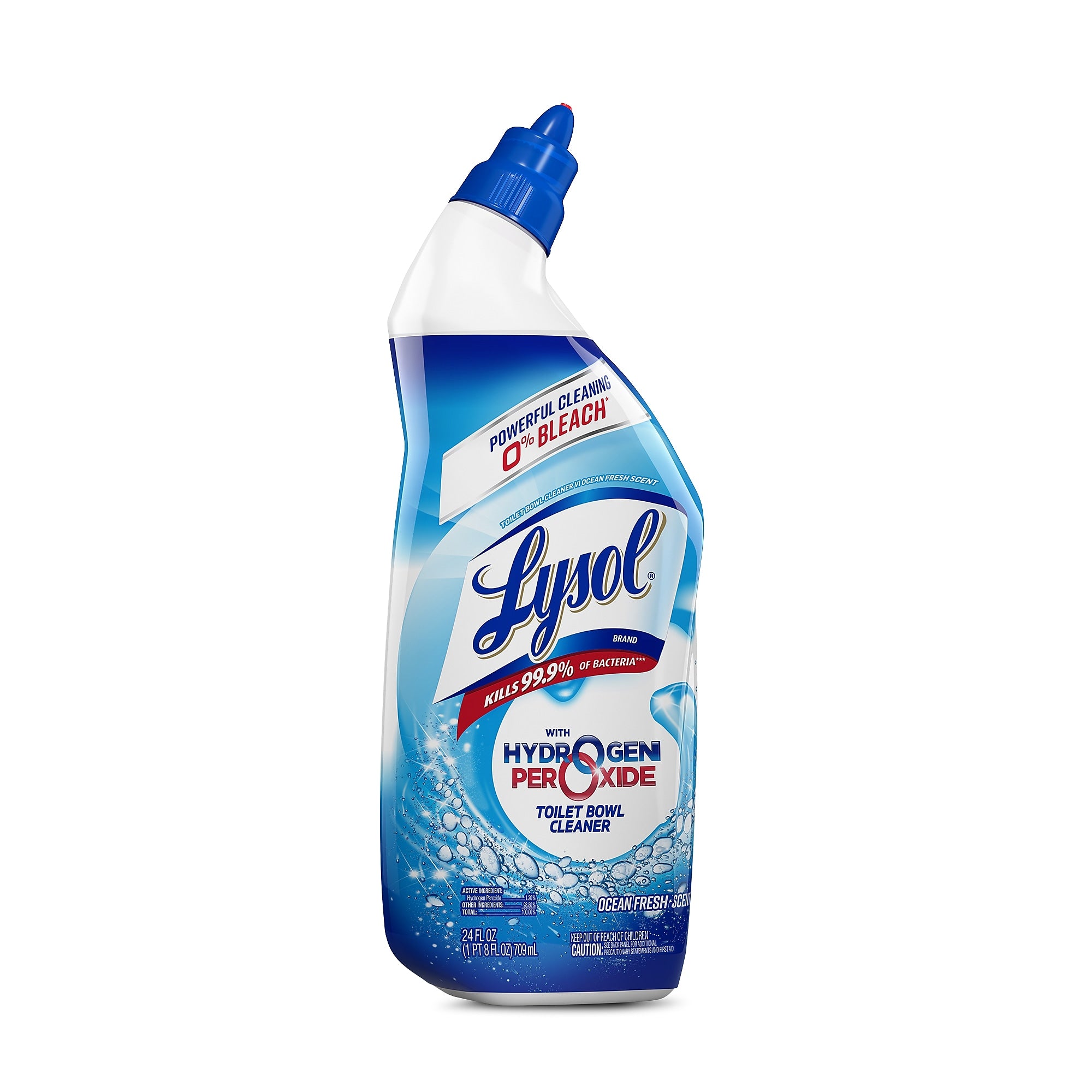 Lysol Toilet Bowl Cleaner, Ocean Fresh, 24 oz., 9/Carton