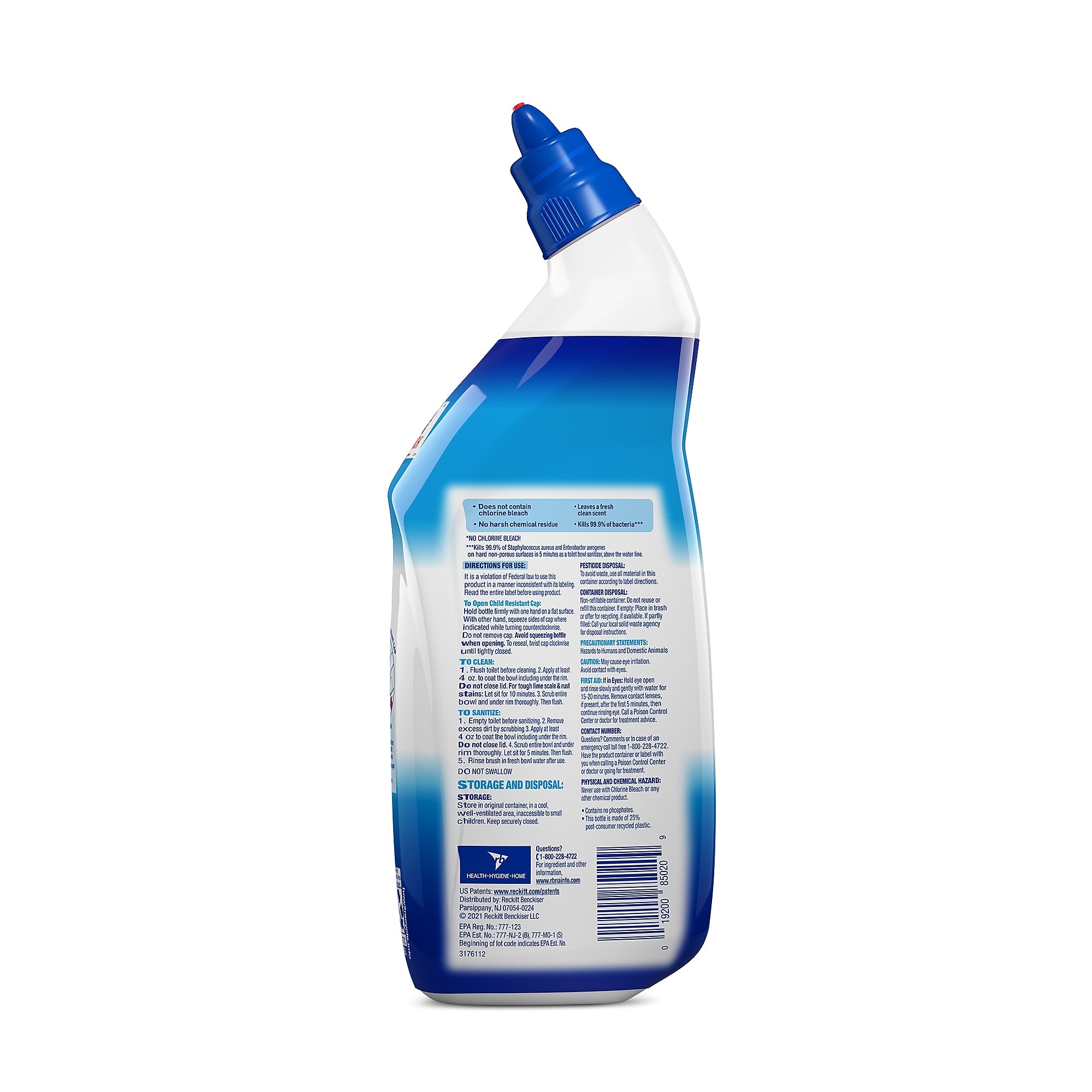 Lysol Toilet Bowl Cleaner, Ocean Fresh, 24 oz., 9/Carton