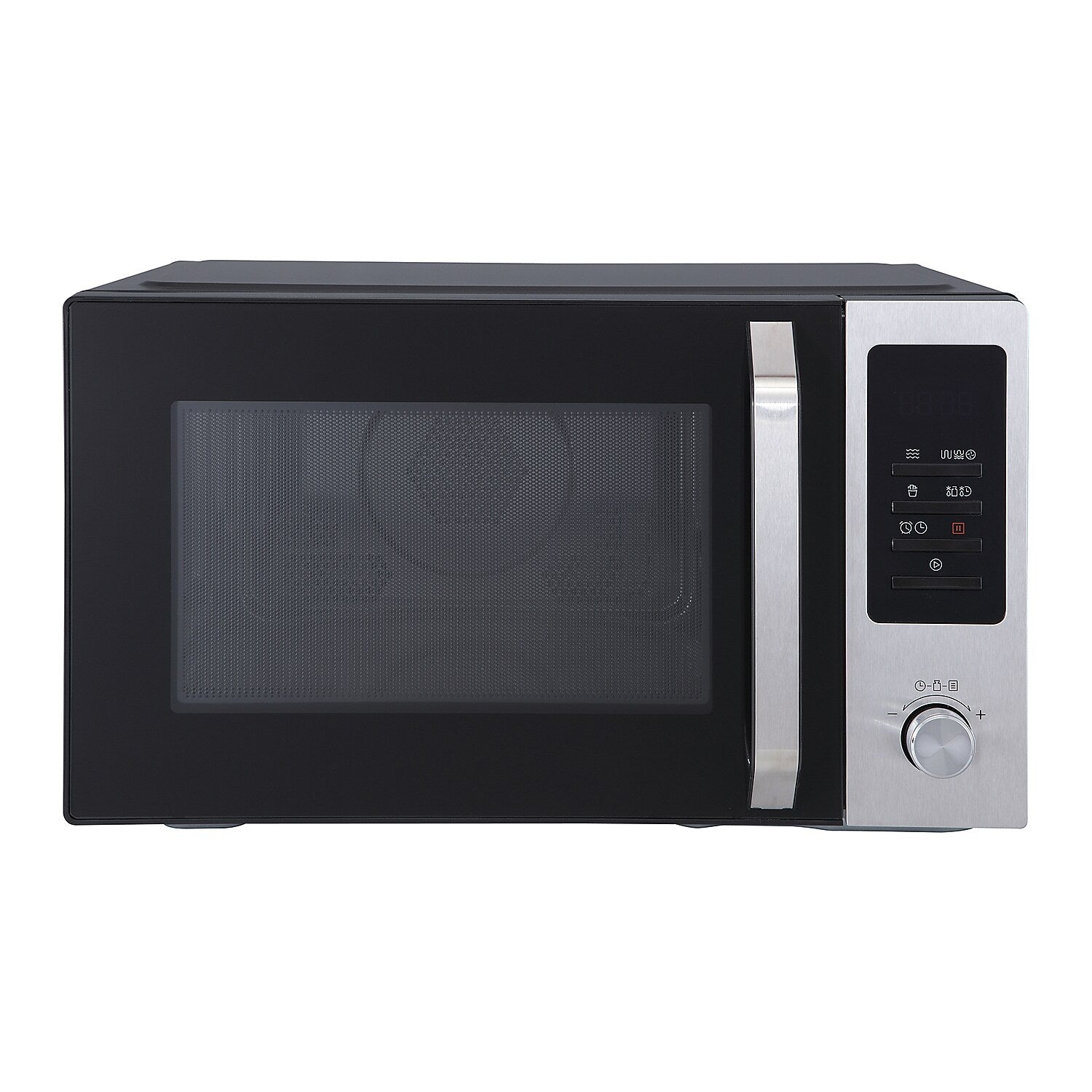 Magic Chef 1-Cu. Ft. 1000W Countertop Microwave with Air Fryer, Stainless Steel