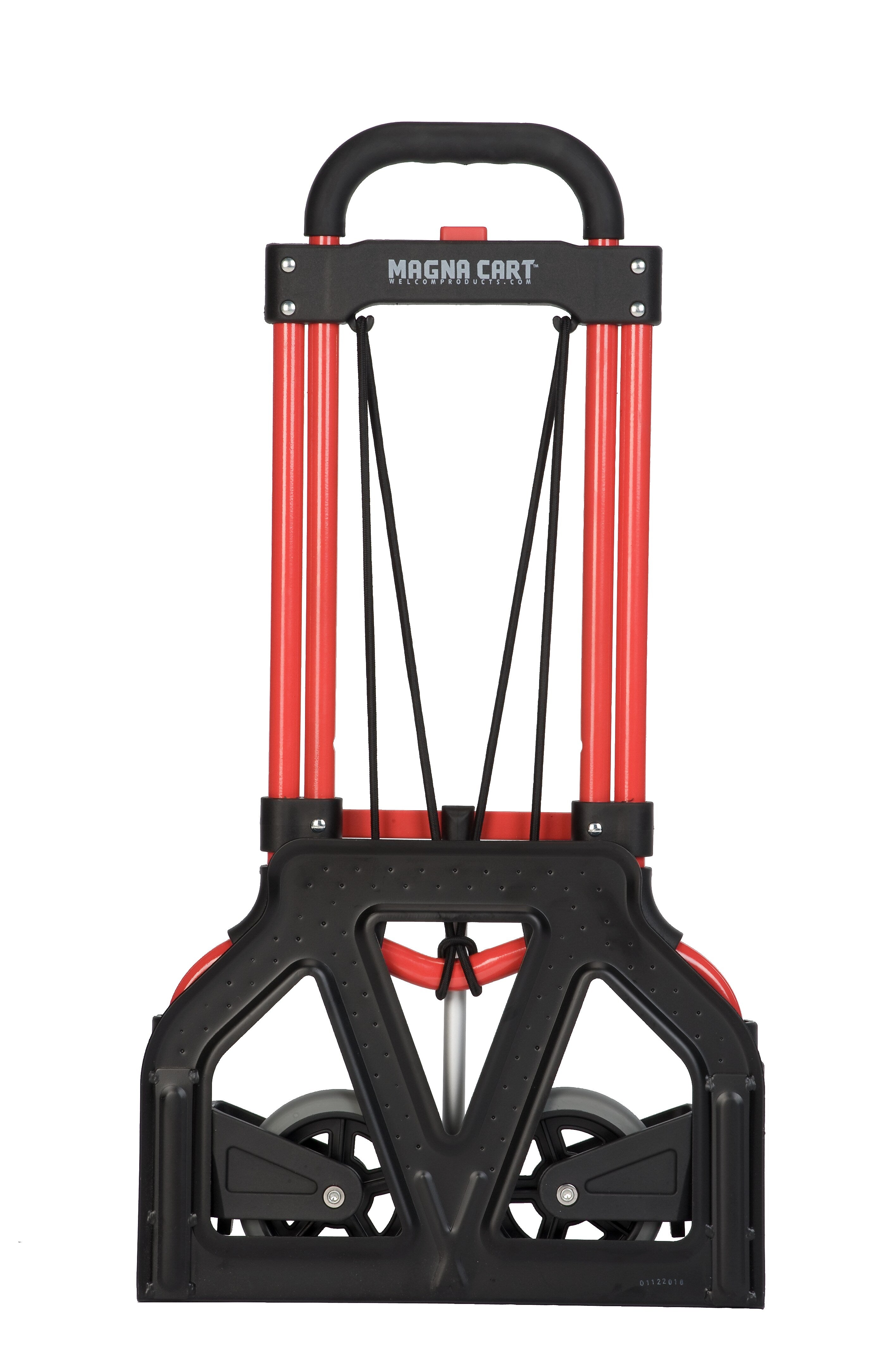 Magna Cart Steel Foldable Hand Truck with Telescoping Handle and 5