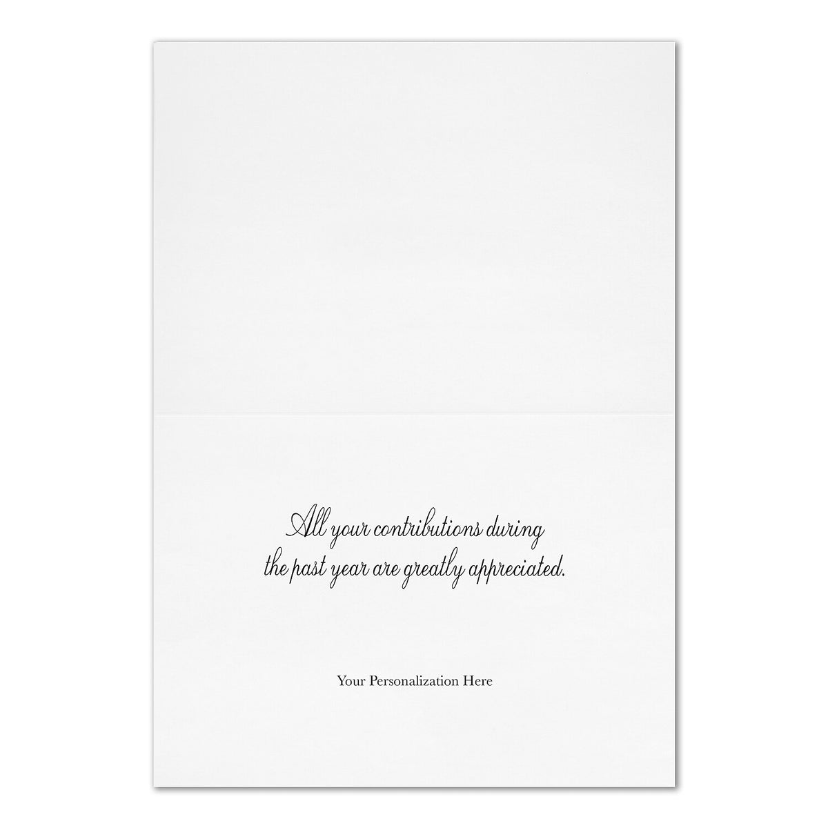 "Many Cheers" Congratulations Card w/ Silver Lined White Envelope, 100/BX