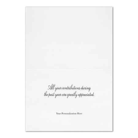 "Many Cheers" Congratulations Card w/ Silver Lined White Envelope, 100/BX