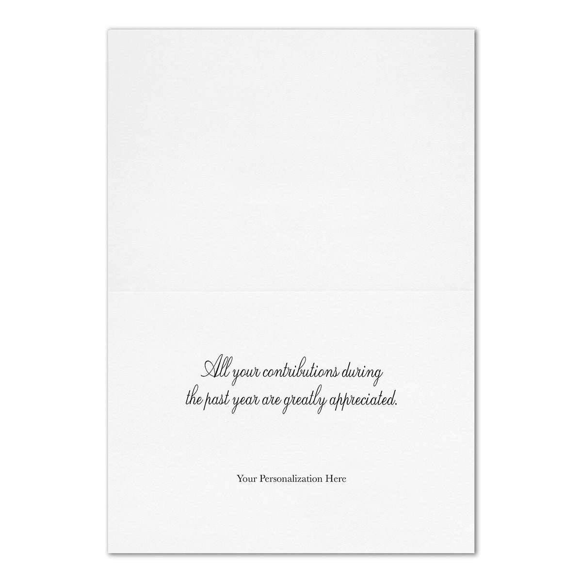 "Many Cheers" Congratulations Card w/ Silver Lined White Envelope, 100/BX