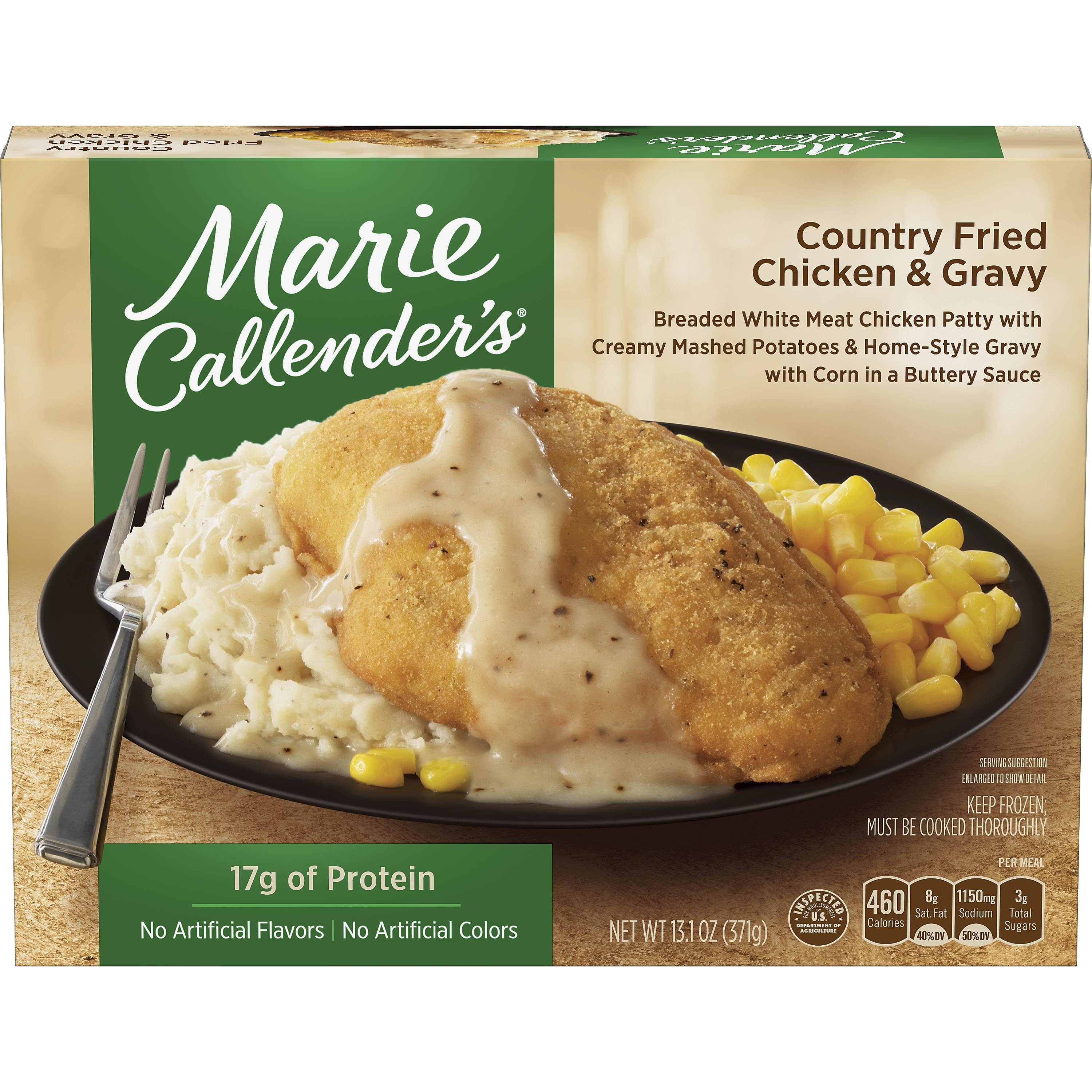 Marie Callenders Country Fried Chicken & Gravy Chicken, 13.1 oz., 5/Pack