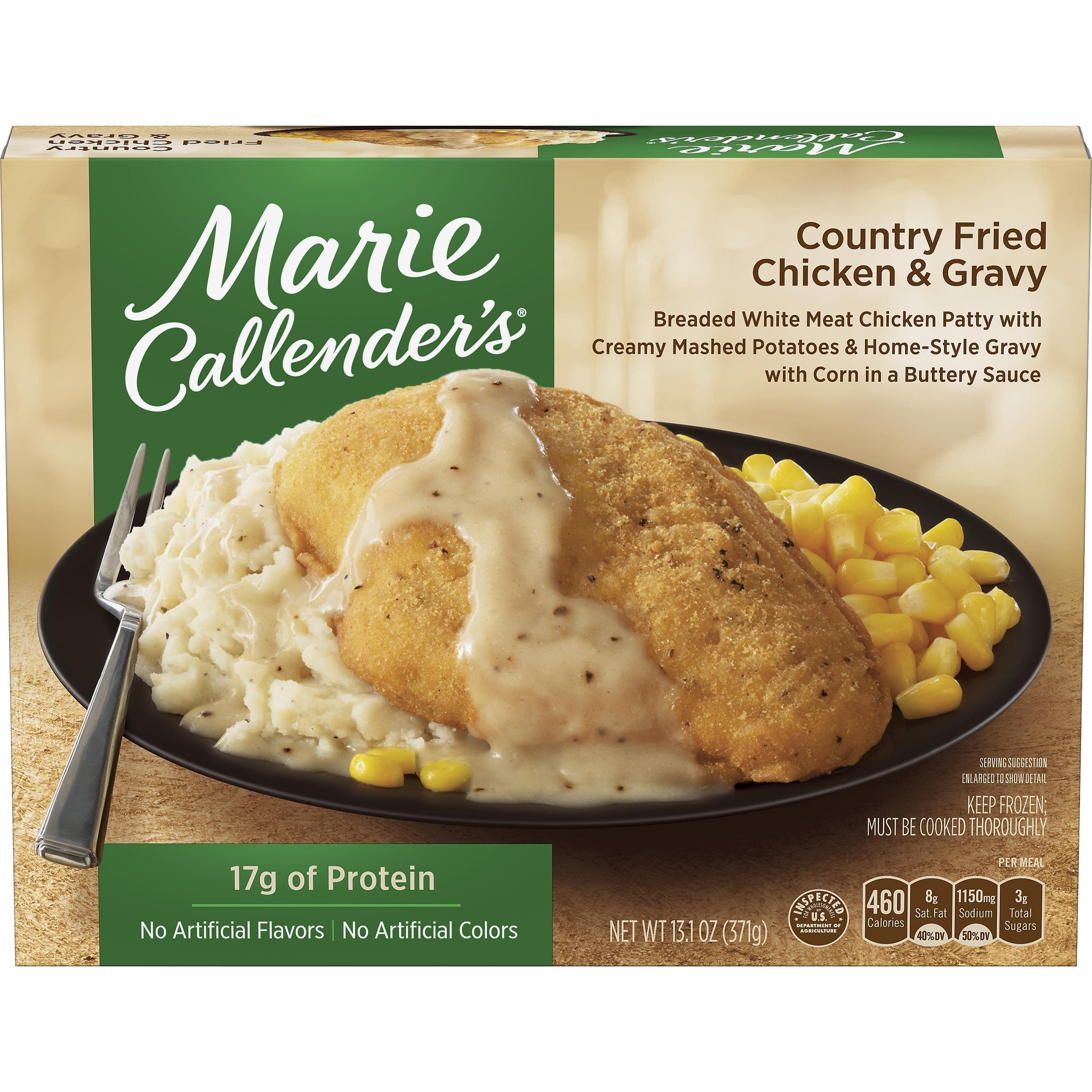 Marie Callenders Country Fried Chicken & Gravy Chicken, 13.1 oz., 5/Pack