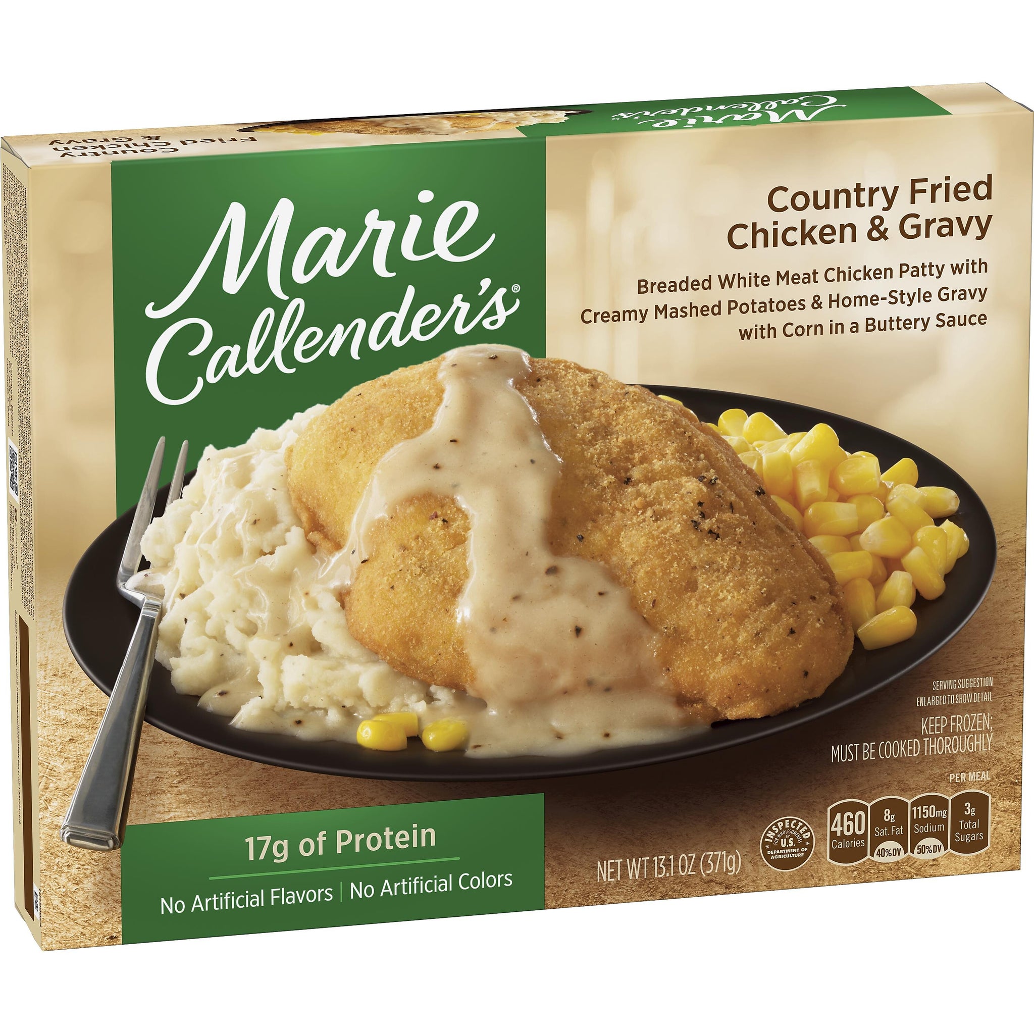 Marie Callenders Country Fried Chicken & Gravy Chicken, 13.1 oz., 5/Pack