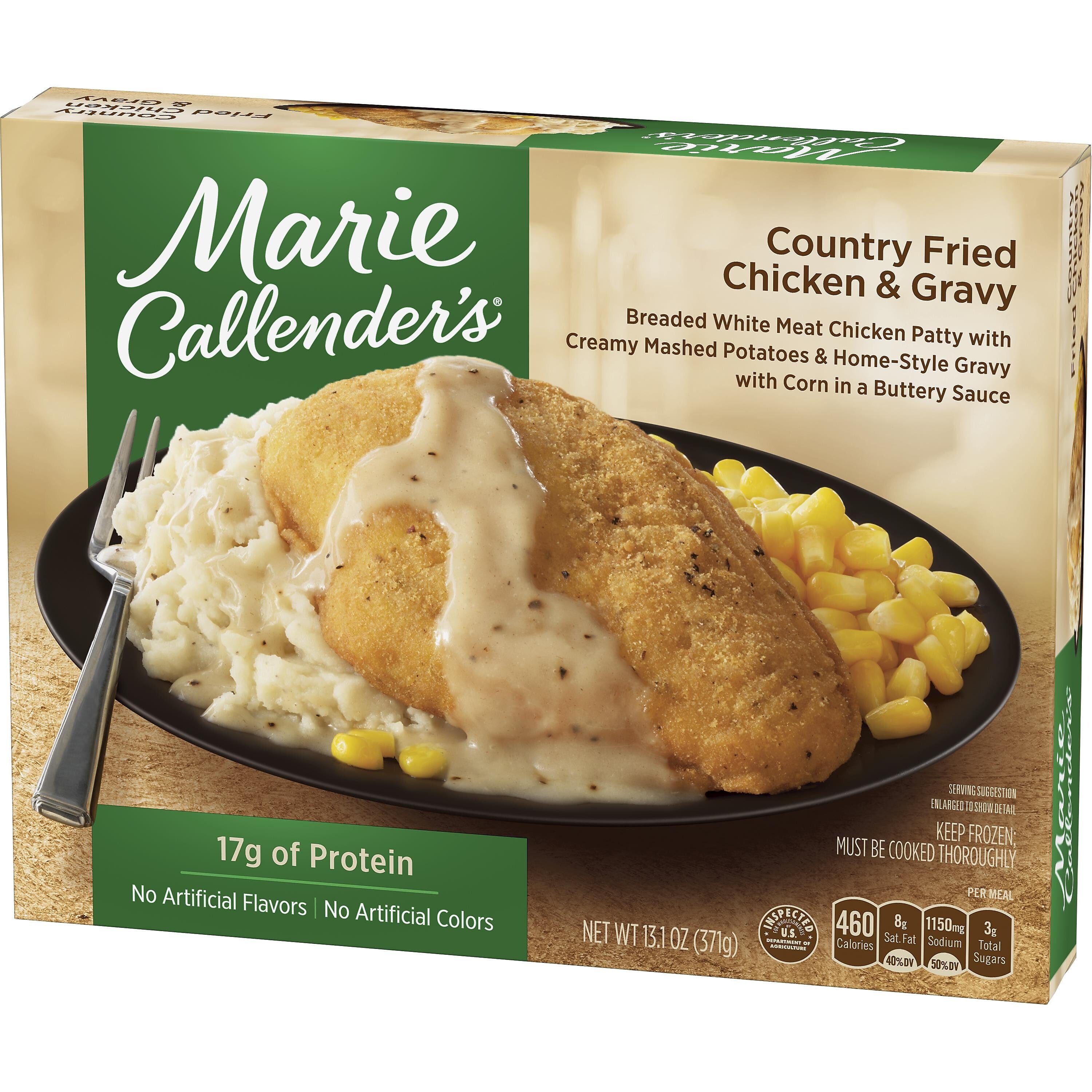 Marie Callenders Country Fried Chicken & Gravy Chicken, 13.1 oz., 5/Pack