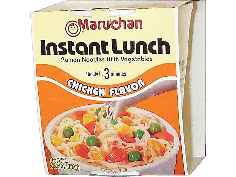 Maruchan Instant Lunch Chicken Soup, 2.25 oz., 12/Carton
