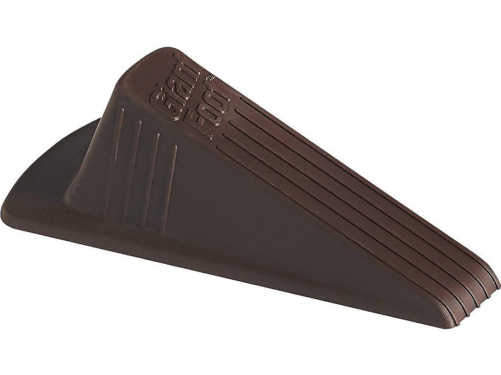 Master Giant Foot Rubber Doorstop, Brown, 2/Pack
