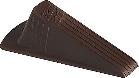 Master Giant Foot Rubber Doorstop, Brown, 2/Pack