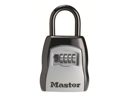 Master Lock 5-Key Combination Safe, Black/Silver