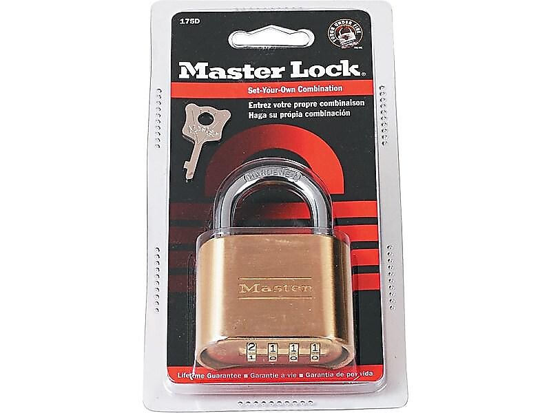 Master Lock Combination Padlock, Each