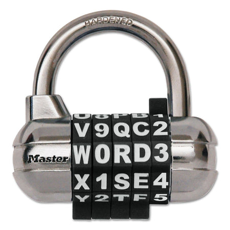 Master Lock Password Plus Combination Lock, Silver