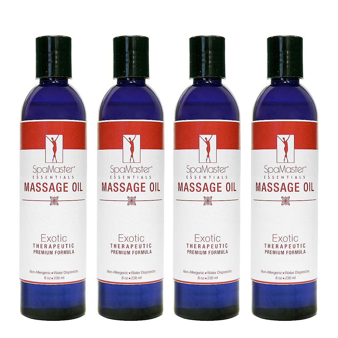 Master Massage Exotic Massage Oil, 8 oz. 4/Pack