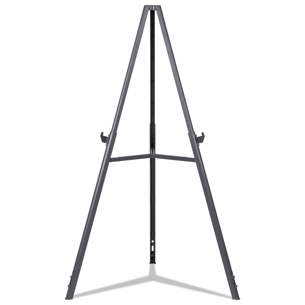 MasterVision Quantum Heavy Duty Display Easel, Plastic, 35.62" - 61.22"H, Black