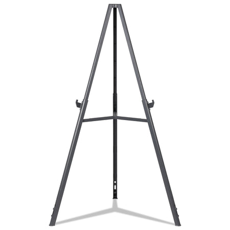 MasterVision Quantum Heavy Duty Display Easel, Plastic, 35.62" - 61.22"H, Black