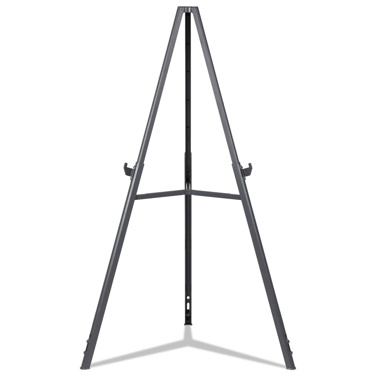 MasterVision Quantum Heavy Duty Display Easel, Plastic, 35.62" - 61.22"H, Black