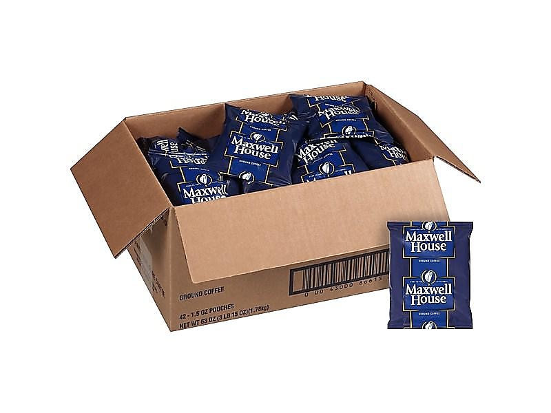 Maxwell House Original Roast Ground Coffee, Medium Roast, 1.5 oz., 42/Carton
