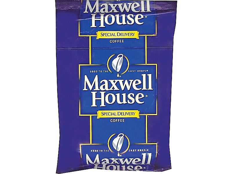 Maxwell House Special Delivery Filter Packs Coffee, Medium Roast, 42/Carton