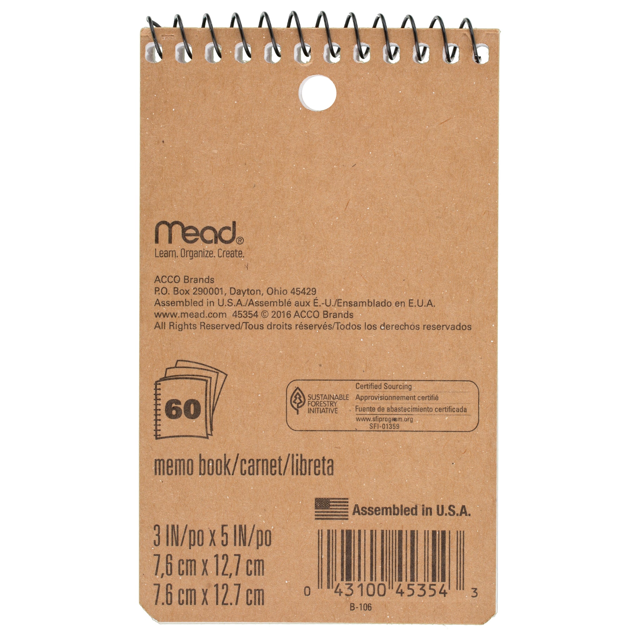 Mead 1-Subject Notebooks, 3
