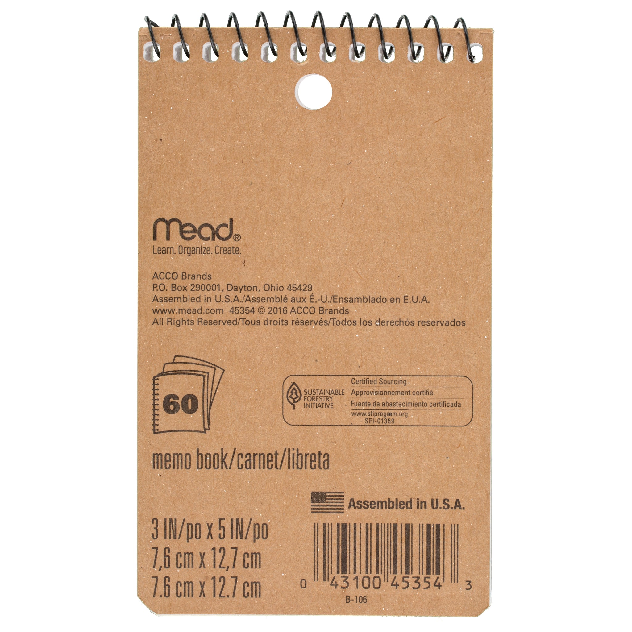Mead 1-Subject Notebooks, 3