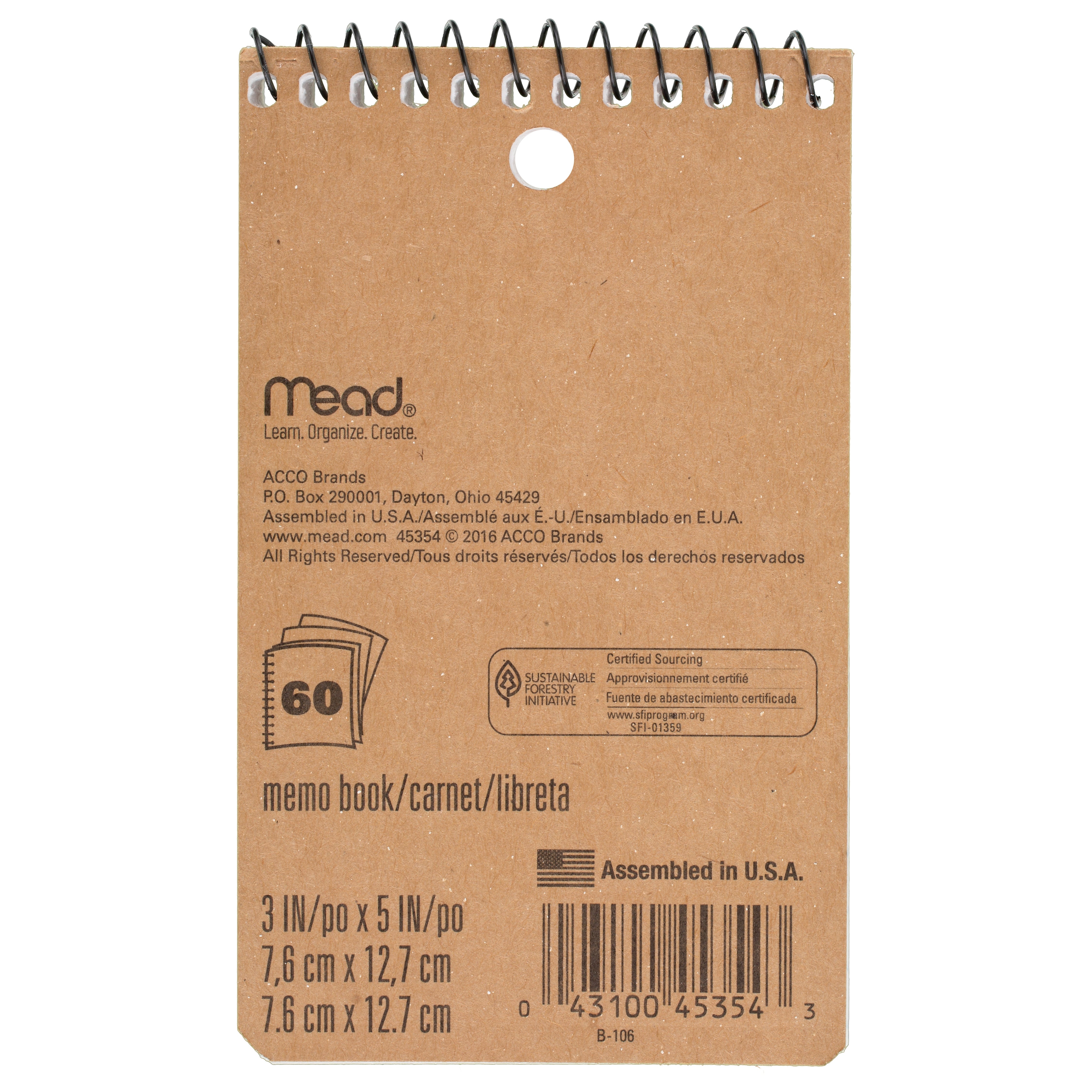 Mead 1-Subject Notebooks, 3