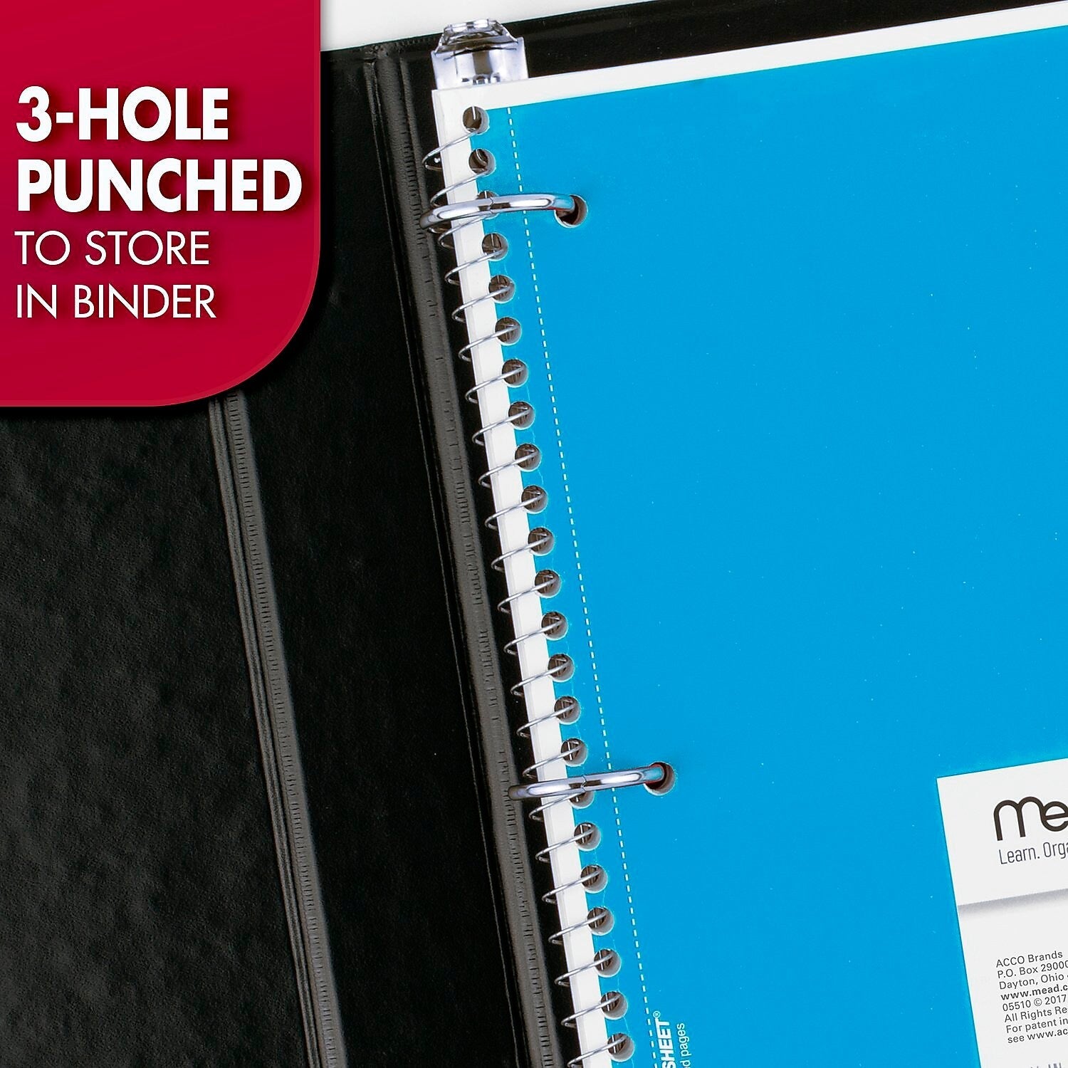 Mead 1-Subject Notebooks, 8