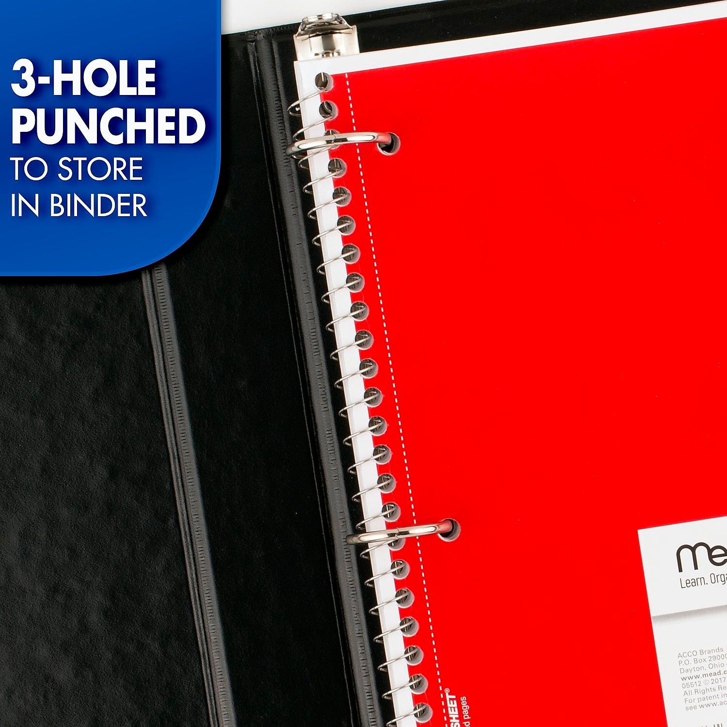 Mead 5-Subject Notebook, 8.5