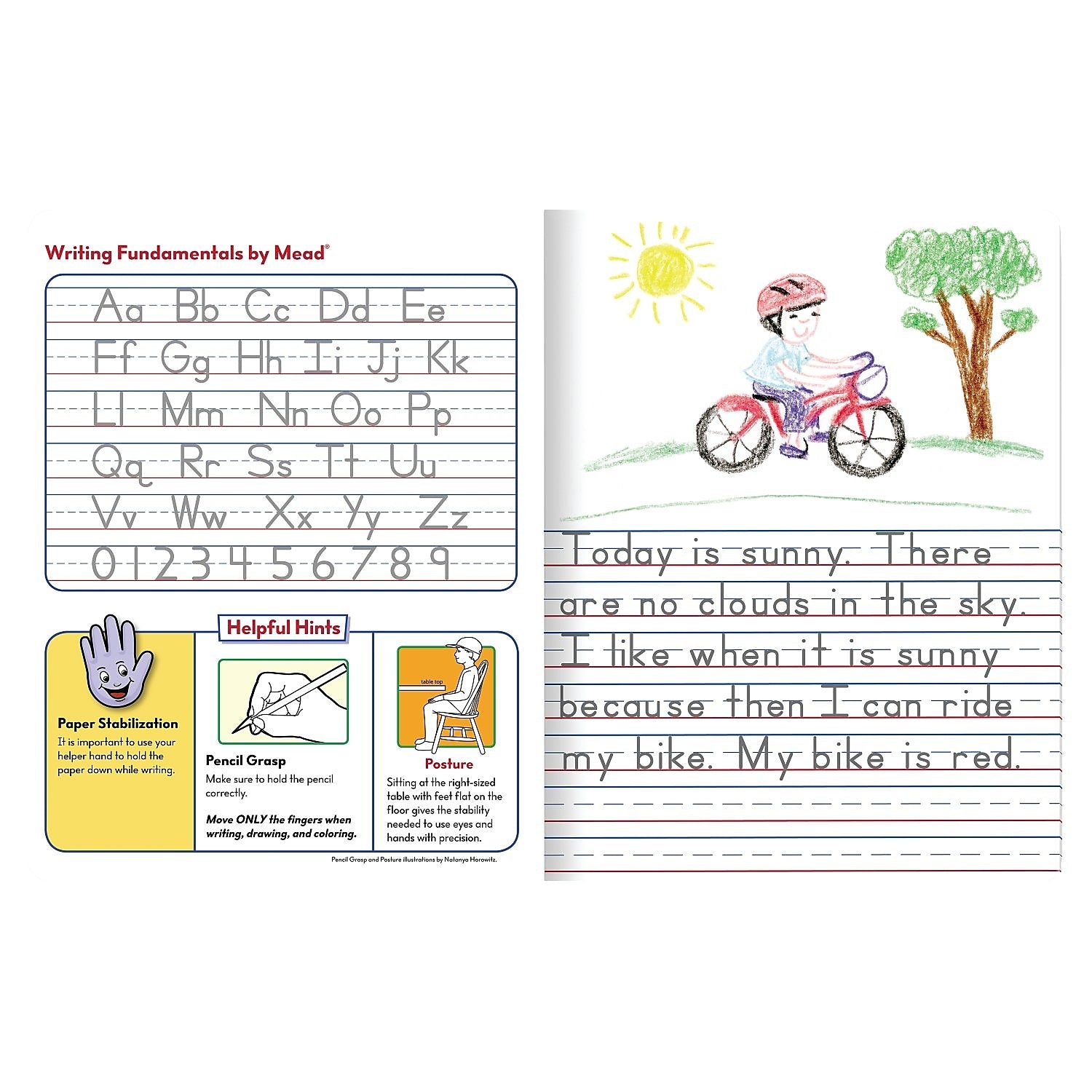 Mead Grades K-2 Primary Journal Composition Notebooks, 7.5