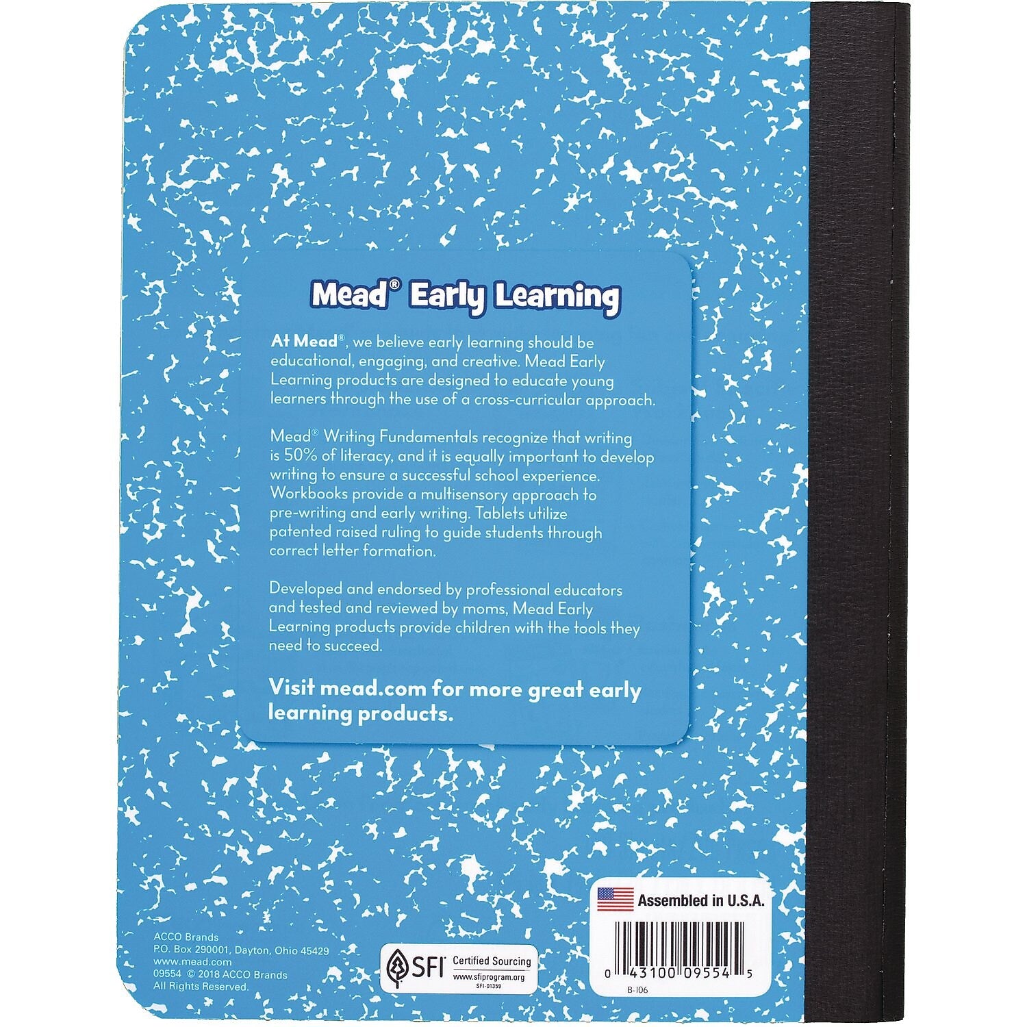 Mead Grades K-2 Primary Journal Composition Notebooks, 7.5