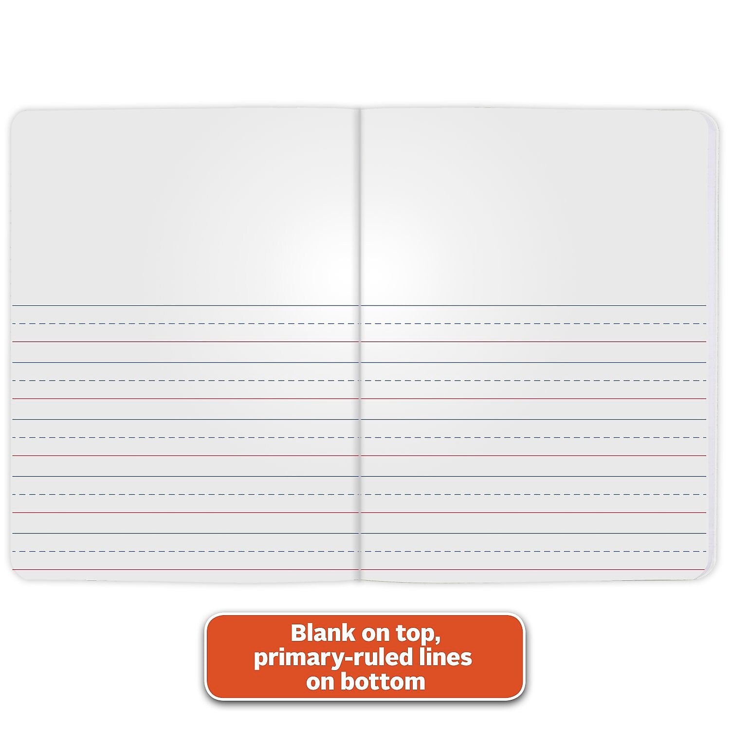 Mead Grades K-2 Primary Journal Composition Notebooks, 7.5