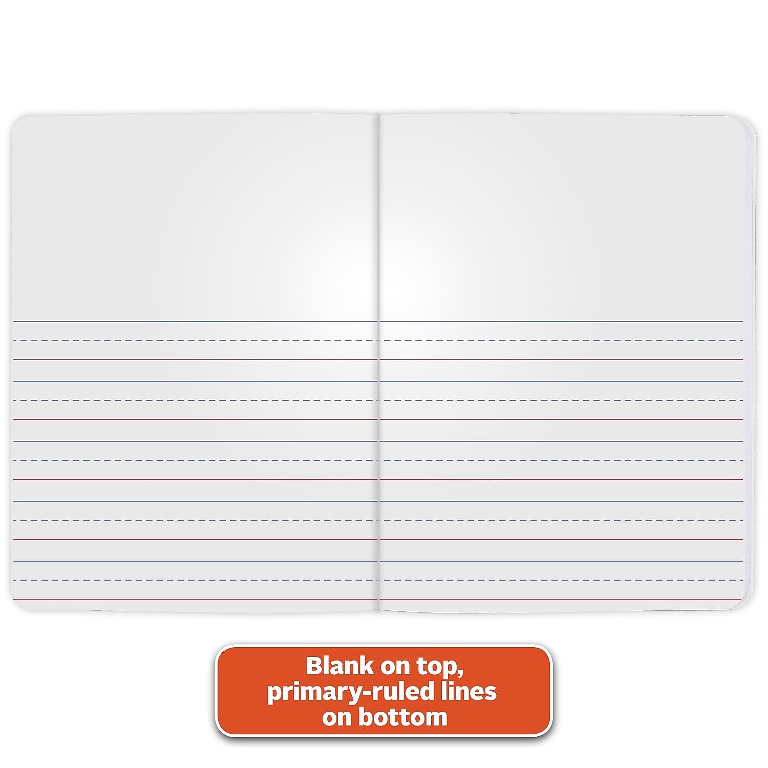 Mead Grades K-2 Primary Journal Composition Notebooks, 7.5