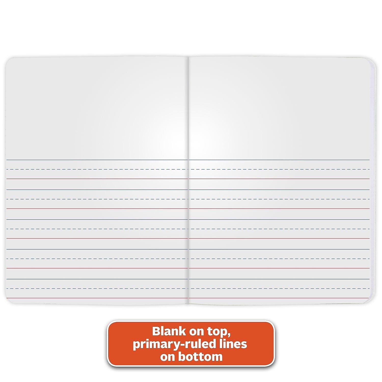 Mead Grades K-2 Primary Journal Composition Notebooks, 7.5